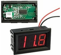 Цифровой вольтметр RUICHI V27T-DL Red 97671