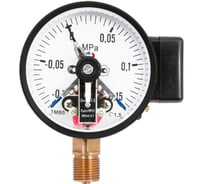 Вакуумметр Росма ТВ-510Р.05 ТВ-510Р радиальный (-0.1-0МПа) М20х1.5 1.5, ДК100мм, с ЭКТ тип V D070-02630
