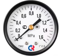 Манометр Росма ТМ-110Т.00 осевой (0-0.1МПа) М10х1 2.5, ДК40мм D070-06090