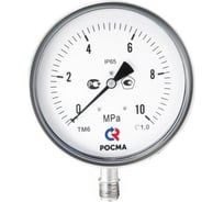 Манометр Росма ТМ-621Р радиальный (0-6МПа) М20х1.5 1.0, ДК150мм, виброустойчивый, коррозионностойкий, сухой D240-00818