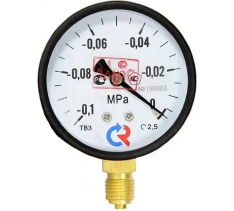Вакуумметр Росма ТВ-310Р.00 (-0.1-0 МПа) G1/4 1.5 63 мм, радиальный, кл. точн. 1.5 D070-08723