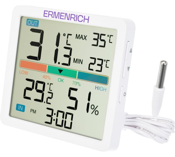 Термогигрометр Ermenrich Report WR10 86032 1