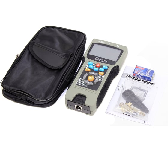 Сетевой тестер кабеля 5Bites UTP/FTP/STP RJ45, TEL RJ11/12, BNC, рефлектометр TDR, LCD LY-CT030 PRO