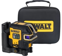 Аккумуляторный лазерный нивелир DEWALT DCLE14251GB, 10.8В, зеленый луч, 45м, со встроенной АКБ, в чехле DCLE14251GB-XJ