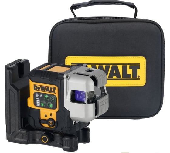 Аккумуляторный лазерный нивелир DEWALT DCLE14301GB, 10.8В, зеленый луч, 30м, со встроенной АКБ, в чехле DCLE14301GB-XJ 1