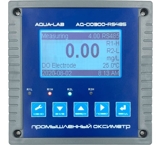 Промышленный монитор оксиметр-контроллер AQUA-LAB AQ-DO300-RS485 1