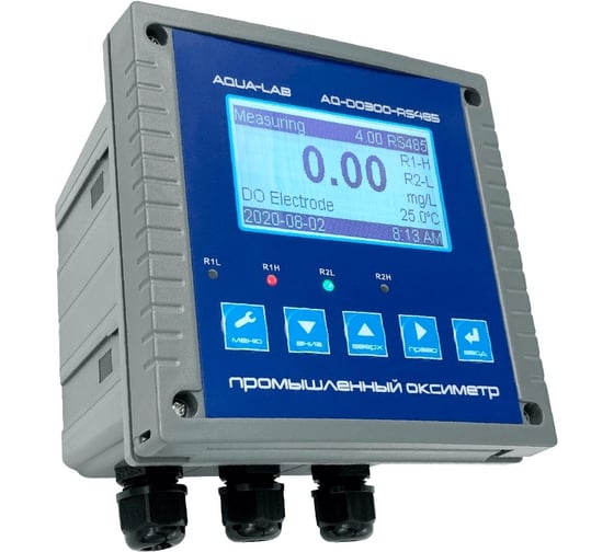 Промышленный монитор оксиметр-контроллер AQUA-LAB AQ-DO300-RS485