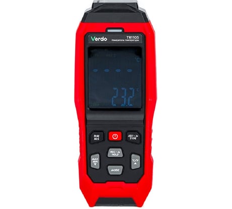 Измеритель температуры Verdo TR1105 с выносным зондом K/J-типа, 1 канал TR111050