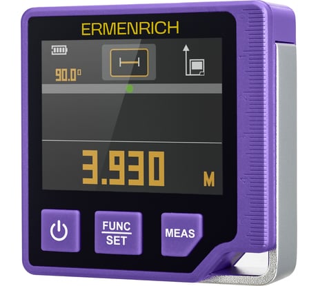Цифровой уровень с лазерной рулеткой («3 в 1») Verk LQ60 Ermenrich 86260