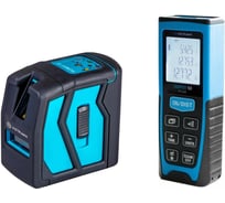 Комплект INSTRUMAX Лазерный уровень ELEMENT 2D+Дальномер лазерный SNIPER 50 PLUS IM0215