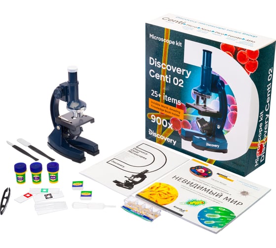 Микроскоп Discovery Centi 02 с книгой 78241