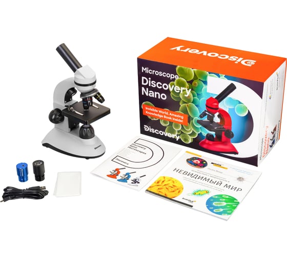 Цифровой микроскоп Discovery Nano Polar с книгой 77968