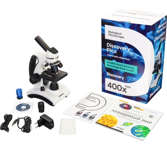 Цифровой микроскоп Discovery Pico Polar с книгой 77980