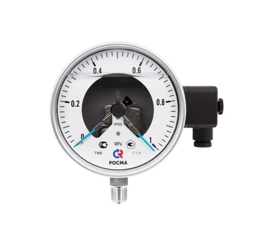 Манометр РОСМА ТМ-621Р.05 радиальный (0-0.4МПа) М20х1.5 ЭКТ-V 1.5, ДК150мм, виброустойчивый, коррозионностойкий, сухой D070-01993
