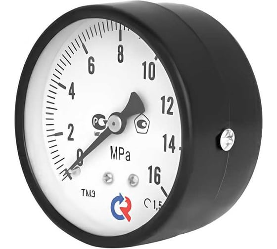 Манометр РОСМА ТМ-310Т.00 осевой (0-1.6МПа) М12х1.5 1.5, ДК63мм D270-08484