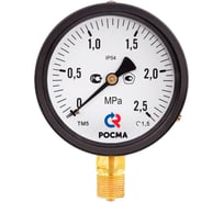 Манометр РОСМА ТМ-510Р.00 радиальный (0-0.16МПа) М20х1.5 IP54 1.5, ДК100мм D070-04582