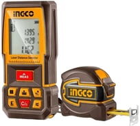 Лазерный дальномер INGCO INDUSTRIAL 70 м и рулетка 5мх32мм (6/24) HLDD241201