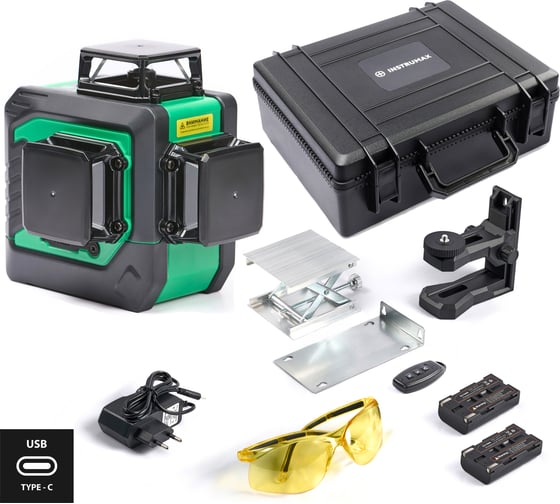 Лазерный уровень INSTRUMAX GL 3-360 Master SET (2АКБ) IM0174_К2 1