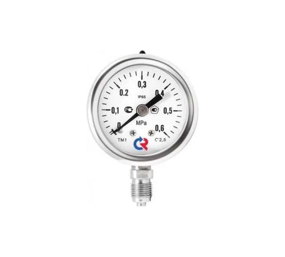 Манометр РОСМА ТМ-521Р радиальный (0-60МПа) М20х1.5 1.0, ДК100мм, виброустойчивый, коррозионностойкий, сухой D240-00787