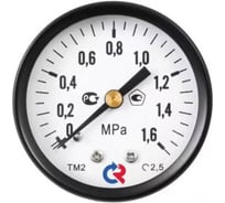 Манометр РОСМА ТМ-110Т.00 осевой (0-1.6МПа) G1/8 2.5, ДК40мм D070-06070