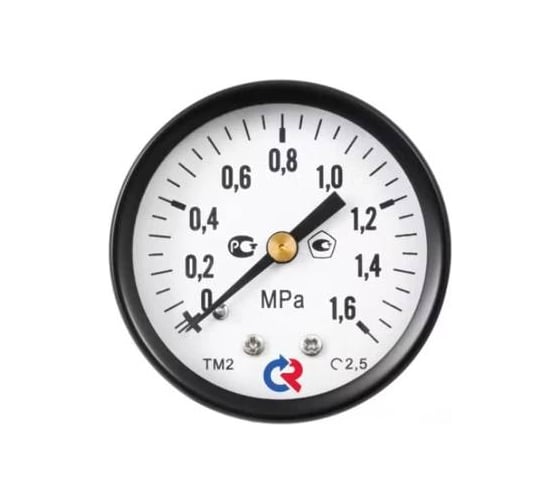 Манометр Росма ТМ-110Т.00 осевой (0-1.6МПа) G1/8 2.5, ДК40мм D070-06070 1