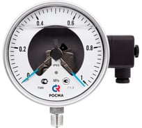 Манометр РОСМА ТМ-621Р.05, радиальный (0-60 МПа), М20х1,5, ЭКТ-V, класс 1,5, диаметр корпуса 150 мм, виброустойчивый, коррозионностойкий, сухой D070-02037