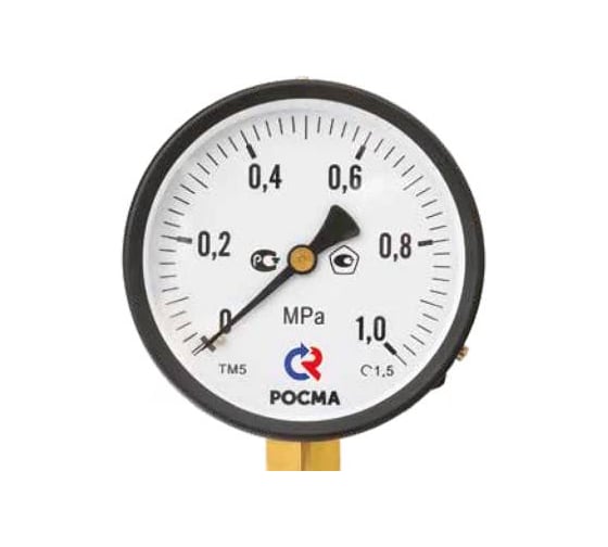 Манометр Росма ТМ-310Р.00 радиальный (0-0.25МПа) G1/4 1.5, ДК63мм D270-08500 1