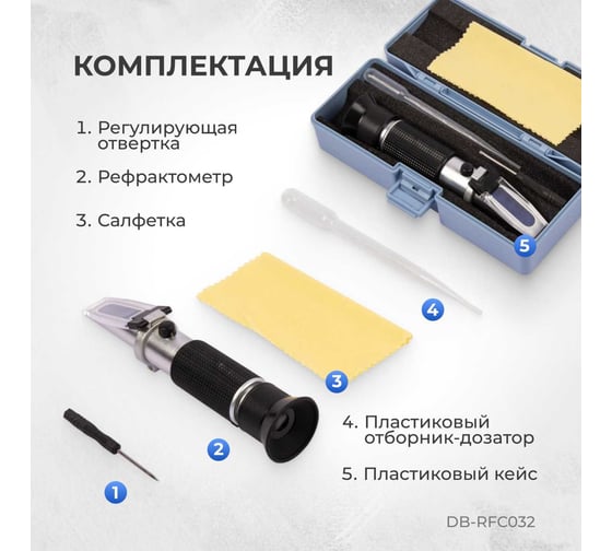 Рефрактометр SafeCut DeBever Machining Solutions 0-32 градуса Brix DB-RFC032