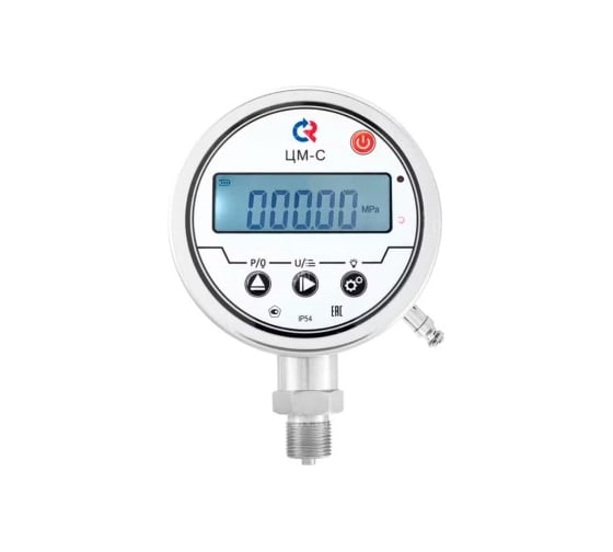 Манометр цифровой Росма ЦМ-С-И-521Р (0-4МПа) М20х1.5 0.25 24В 4-20+2PNP D070-09875 1