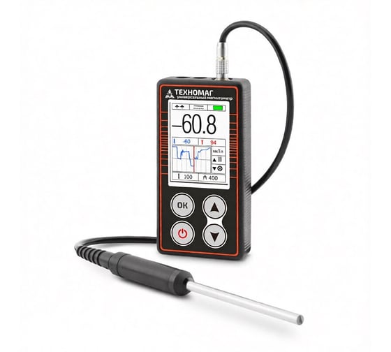 Универсальный магнитометр ТЕХНО-НДТ ТЕХНОМАГ, с преобразователями П-1М и Г-2С тесламетра и градиентометра и образцами 999946307