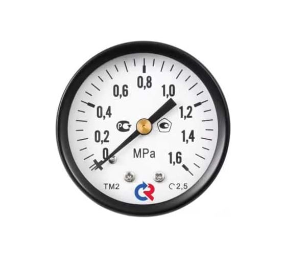Манометр Росма ТМ-110Т.00 осевой (0-2.5МПа) М10х1 2.5, ДК40мм D070-06089