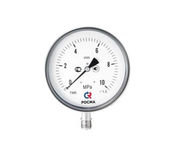 Мановакуумметр Росма ТМВ-621Р радиальный (-0.1-0.3МПа) 1.0, ДК150мм, виброустойчивый, коррозионностойкий, сухой D070-03580