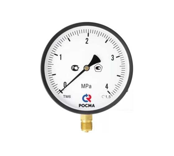 Манометр Росма ТМ-610Р.00 радиальный (0-4кгс/см2) М20х1.5 1.5, ДК150мм D070-06255
