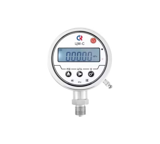 Мановакуумметр Росма ЦМ-С-ИВ-521Р (-0.1-1.5MPa) М20х1.5 0.25 24В 4-20мА цифровой 100мм, -0.1-1.5МПа, класс точности 0.25 D070-08967