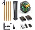 Комплект профессионального лазерного уровня INSTRUMAX LINEPRO 3D BAZA Set+Штанга для лазерного уровня с треногой ACULA STAND 3200 OPTIMA SET (макс. высота 3,2 м, магнит. крепление, резьба 1/4, 5/8, микролифт, плавный поворот) (2 АКБ, пульт ду) IM0237 1
