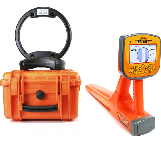 Кабелетрассоискатель с цветным экраном и функцией сохранения ООО Техно-Ас GPS/ГЛОНАСС координат Атлет АГ-319ЦК 00-Б0010641