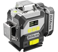 Лазерный уровень BifAces Green, диапозон 40 м, Li 3,9 Ач, 16 лучей DTL-16-P