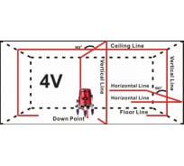 Лазерный уровень ADA 3D Liner 4V А00133