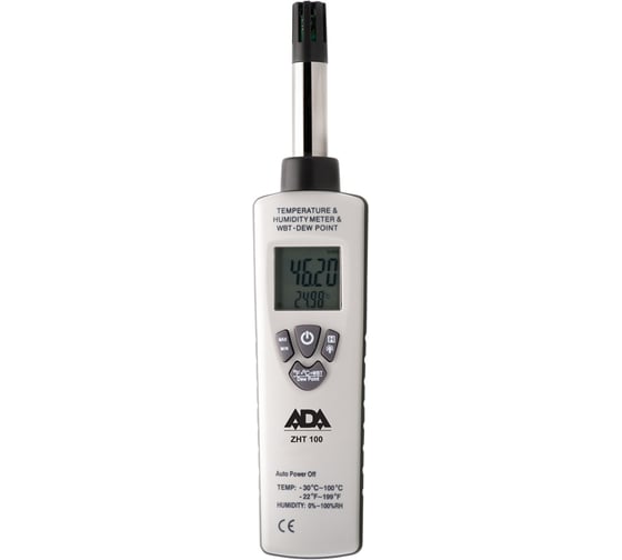 Измеритель влажности и температуры ADA ZHT 100 А00109 1