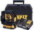 Аккумуляторный лазерный нивелир Dewalt DCLE34021D1, 18 В, зеленый луч, 55 м, с АКБ 2 Ач и ЗУ, в кейсе DCLE34021D1-QW 1