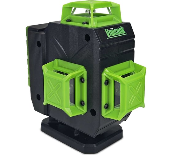 Лазерный уровень Vniissok зеленый 16 лучей с пультом. V0028