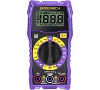 Цифровой мультиметр Ermenrich Zing TC07, фиолетовый 86327