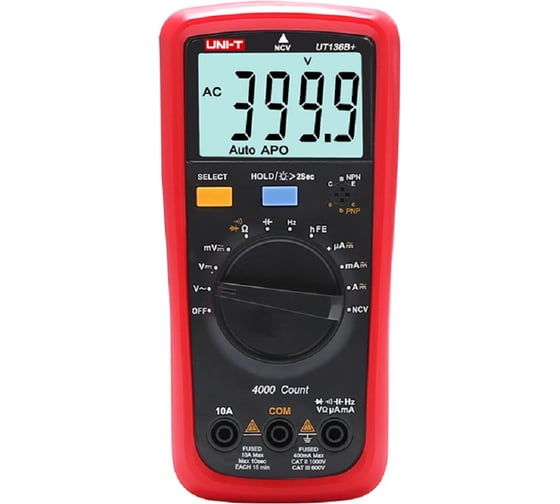 Мультиметр цифровой портативный UNI-T UT136B+ 00-00017706