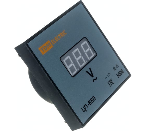 Цифровой вольтметр TDM ЦП-В80 500В-1,0 без поверки SQ1102-0520