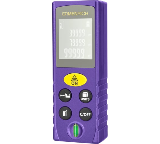Лазерная рулетка Ermenrich Reel PLUS GK60, фиолетовый 86422