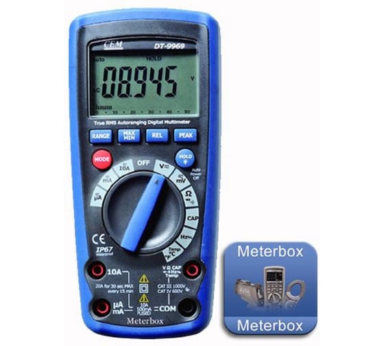Мультиметр с поверкой СЕМ DT-9969 685675