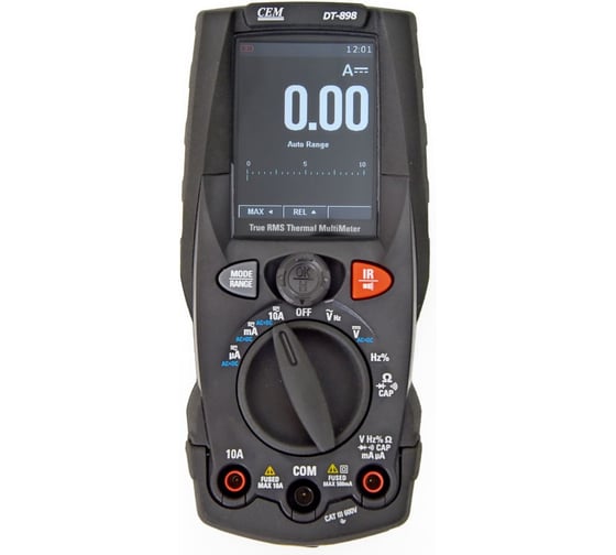 Мультиметр СЕМ DT-898 TRMS с встроенным тепловизором с поверкой 686702