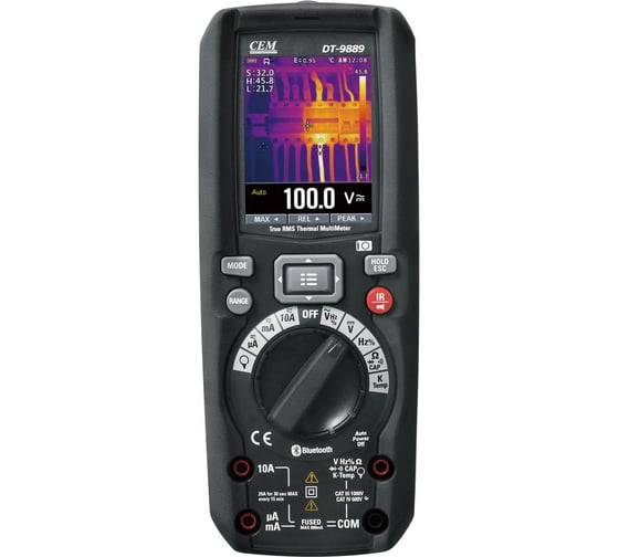 Мультиметр СЕМ DT-9889 TRMS со встроенным тепловизором с поверкой 686719