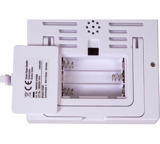 Метеостанция Bresser Temeo Hygro Quadro, белая 73258