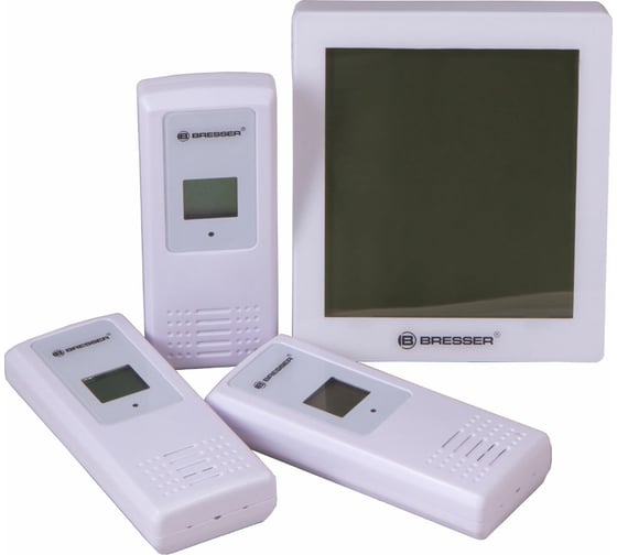 Метеостанция Bresser Temeo Hygro Quadro, белая 73258
